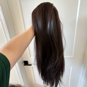 Long Dark Brown Wig